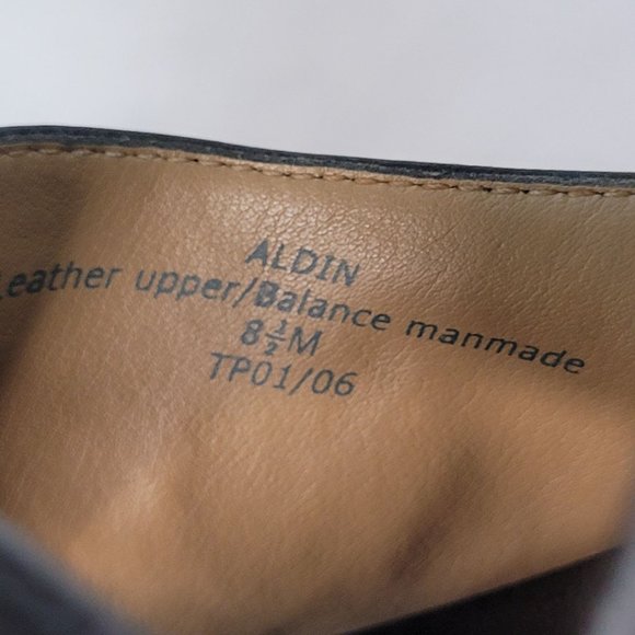 Liz Claiborne Flex Aldin Black Leather High Heeled Slide Sandals size 8.5 - Picture 7 of 7